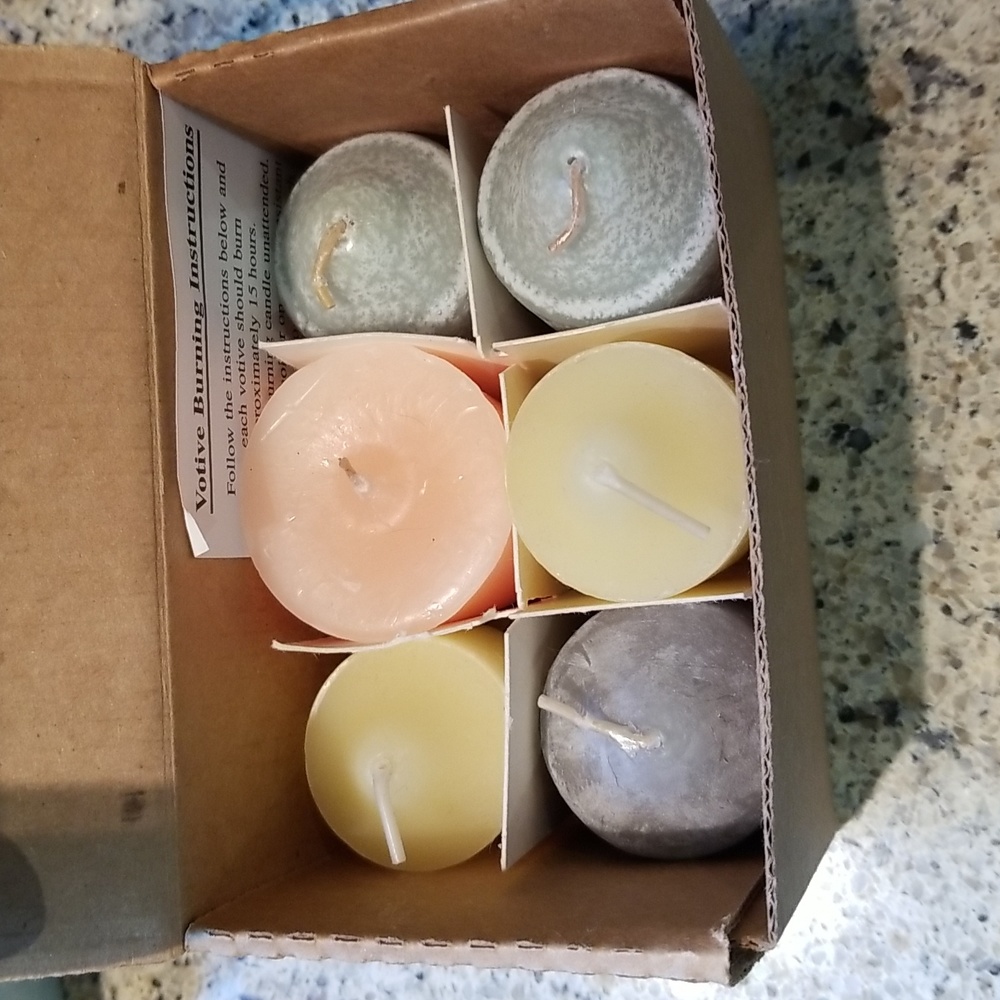 Mixed box of votives Home and Garden NWTS